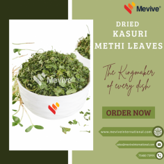 Enhance your flavours! with our Dried Kasuri Methi - The Kingmaker of every dish. Elevate taste & aroma in your recipes!