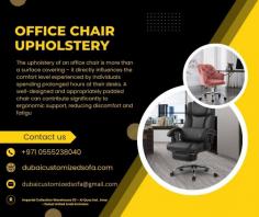 In the realm of office ergonomics and design, the significance of office chair upholstery cannot be overstated. Beyond mere aesthetics, the upholstery plays a pivotal role in determining the comfort, productivity, and overall atmosphere of the workspace. This introduction aims to shed light on the crucial aspects that make office chair upholstery more than just a decorative element.
https://dubaicustomizedsofa.com/office-chair-upholstery/

