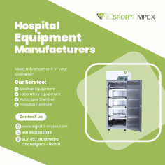 Looking for reliable and trusted Hospital Equipment Manufacturers? Look no further than Esporti-Impex! We pride ourselves on delivering top-notch quality hospital equipment that meets the highest industry standards. With our wide range of products, including surgical instruments, medical furniture, and more, we are dedicated to fulfilling your hospital equipment needs. Our expert team ensures each product is crafted with precision and care, making Esporti-Impex the go-to choice for hospitals worldwide. 

https://esporti-impex.com/collections/hospital-furniture