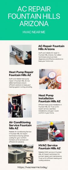 Are you looking for reliable heat pump installation in Fountain Hills, AZ? Trust our expert team for efficient and affordable services. Enhance your home's comfort with top-notch heating solutions. Contact us for professional heat pump installation tailored to your needs. Serving Fountain Hills and surrounding areas, we prioritize quality and customer satisfaction. 