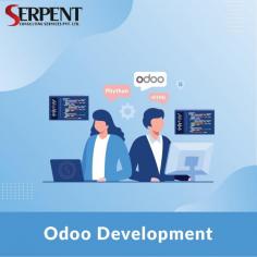 Our Odoo development services encompass a wide range of offerings, including customization, module development, migration, integration, and support. We harness the power of the Odoo framework to create scalable and robust applications that streamline your business processes and enhance productivity.

for more details visit here : https://www.serpentcs.com/services/odoo-openerp-services/odoo-development