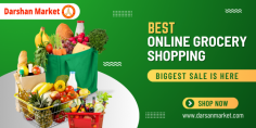Experience the ultimate convenience of the best online grocery shopping at Darshan Market. Discover a wide array of quality products, unbeatable prices, and seamless delivery services. Elevate your shopping experience with Darshan Market's user-friendly platform, ensuring freshness and satisfaction with every order. 