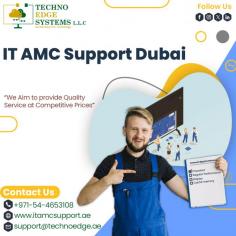 Techno Edge Systems LLC offers the most reliable and trusted suppliers of IT AMC Support Dubai. Our IT AMC Service scheme helps our customers to solve any type of issues. For More Info Contact us: +971-54-4653108 Visit us: https://www.itamcsupport.ae/services/annual-maintenance-contract-services-in-dubai/