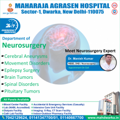 At the Maharaja Agrasen Multispecialty Hospital in Dwarka, you may find the best doctors in orthopedics, neurology, cardiology, gynecology, dermatology, etc.
