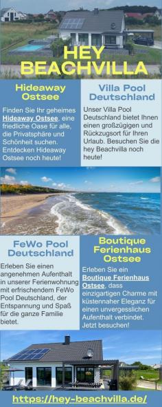 Entdecken Sie den Charme eines versteckten Juwels der hey Beachvilla – einem ruhigen Hideaway an der Ostsee, perfekt für einen unvergesslichen Kurzurlaub.