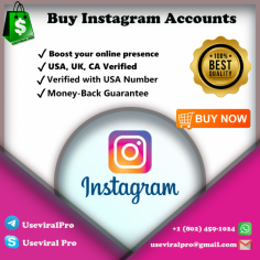 Buy Instagram Accounts

➤Email: useviralpro@gmail.com
➤Telegram: UseviralPro
➤Skype: Useviral Pro
➤WhatsApp: +1 (802) 459-1024

https://useviral.pro/product/buy-instagram-accounts/

Buy Instagram accounts from Useviral Pro. We sell full USA, UK, CA, AUS, UA, JP and other country verified Instagram accounts. Our Instagram accounts are fully numbered and ID verified. So. now buy Instagram accounts.
