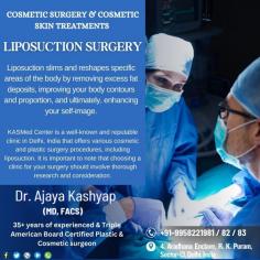 Liposuction slims and reshapes specific areas of the body by removing excess fat deposits, improving your body contours and proportion, and ultimately, enhancing your self-image.