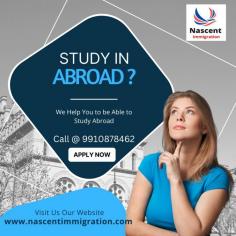 Canadian Student Visa is the first preferable choice of almost all the Indian Students for Higher Studies but there are so many other options are also available these days. We are working as a Study Abroad Consultants and helping Students to get the admissions in Canada, Australia, New Zealand, Ireland, USA & UK. https://nascentimmigration.com/canada-study-visa.php