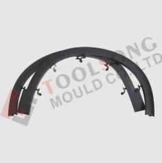 https://www.toolsong.com/product/automotive-interior-and-exterior-mold/
PP wheel arch liner mold with steel 1.2738HH, two plate mold dimension 1,000*850*850mm, molded by 1,400T machine.