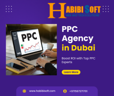 Habibi Soft is a leading PPC Agency in Dubai, UAE. Habibi is a reliable and experienced PPC company in Dubai, UAE, and I highly recommend Habibi Soft. They have a proven track record of success and are committed to helping their clients achieve their online marketing goals.
PPC can be a very effective way to grow your business, but it is important to work with a qualified PPC specialist to ensure that your campaigns are successful.	
PPC services can help you create, manage, and optimize your PPC campaigns. A PPC specialist will help you with the following:
1. Keyword research to identify the right keywords to target
2. Ad creation to write compelling ads that will attract clicks
3. Landing page optimization to ensure that your landing pages are designed to convert visitors into leads or customers
4. Bid management to set the right bids for your ads
5. Campaign tracking to measure the results of your campaigns
 Benefits of using PPC services:
1. Increased website traffic
2. More leads and sales
3. Improved brand awareness
4. A higher ROI on your marketing investments
