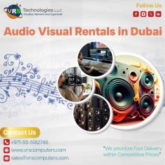 Audio Visual Rental Dubai, The last few years have been a plethora of new AV technology that has hit the market and has improved the event attendee’s experience. For More info about Audio Visual Rental Dubai Contact VRS Technologies LLC 0555182748. Visit https://www.vrscomputers.com/computer-rentals/audio-visual-rental-in-dubai/