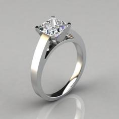 Forever Moissanite designs are ethereal, and their flat edged solitaire cathedral style moissanite engagement ring is one such piece to gift your special lady.Visit their website today!