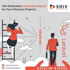 If you're looking for a reliable Laravel development company, consider partnering with Shiv Technolabs. Our team of experts specializes in delivering high-quality Laravel development services tailored to meet your unique business goals. We are committed to providing comprehensive solutions, ensuring the success and effectiveness of your project. Get in touch with us today!