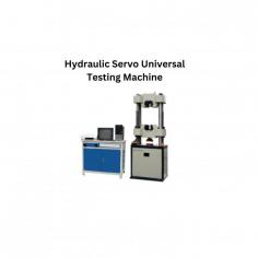 Hydraulic servo universal testing machine  is a floor mounted system with single test space for tensile, compression and flexure testing. The unit is digitally controlled with a PC software for precision in results. Multiple testing functions are carried out by load and displacement functions. The rigid column structure provides superior axial and lateral alignment precision.

