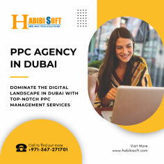 Habibi Soft is a leading PPC Agency in Dubai, UAE. Habibi is a reliable and experienced PPC company in Dubai, UAE, and I highly recommend Habibi Soft. They have a proven track record of success and are committed to helping their clients achieve their online marketing goals.
PPC can be a very effective way to grow your business, but it is important to work with a qualified PPC specialist to ensure that your campaigns are successful.	
PPC services can help you create, manage, and optimize your PPC campaigns. A PPC specialist will help you with the following:
1. Keyword research to identify the right keywords to target
2. Ad creation to write compelling ads that will attract clicks
3. Landing page optimization to ensure that your landing pages are designed to convert visitors into leads or customers
4. Bid management to set the right bids for your ads
5. Campaign tracking to measure the results of your campaigns
 Benefits of using PPC services:
1. Increased website traffic
2. More leads and sales
3. Improved brand awareness
4. A higher ROI on your marketing investments
