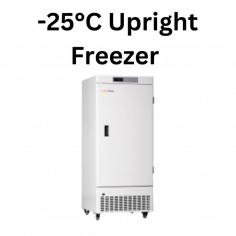 Upright Freezer is a 268 L vertical type freezer with a single microprocessor-controlled unit It operates at temperatures ranging from -10°C to -25°C,  It  has a digital display unit for easy parameter viewing and control. High adjustable shelves with plastic coated steel and it provide extra storage space.
