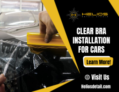 Get Best Clear Bra for Your Vehicles

Safeguarding vehicle paint from the rigors of everyday life is an utmost priority for numerous car enthusiasts. We offer excellent protection against stone chips, bug splatters, and minor abrasions that will make your auto's resale worth it. Send us an email at heliosdetailstudio@gmail.com for more details.