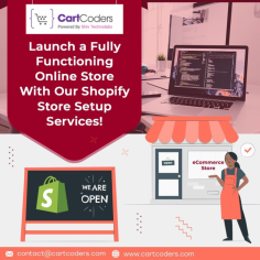 Boost your online presence with the help of a robust Shopify platform. Being a leading Shopify store development company, CartCoders provides engaging Shopify stores. Here we offer a range of services that cover theme customization, product listing,  third-party payment integration, app integration etc. Our Shopify experts are committed to top-notch Shopify store setup services. We deliver a highly functional, visually appealing and stunning Shopify store that engages more customers and maximizes your sales. contact us to create an effective Shopify store. 
