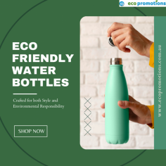 Discover our collection of eco-friendly water bottles, your sustainable hydration companion. Crafted from materials like recycled plastic and stainless steel, these bottles are designed for both style and environmental consciousness. Stay refreshed while making a positive impact with reusable, BPA-free options. Choose sustainability without compromising on quality—sip responsibly with our eco-friendly water bottles.

Shop Now: https://ecopromotions.com.au/eco-drink-bottles/
