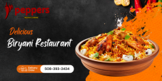 Savor the aromatic perfection of biryani at Peppers Indian Cuisine, your go-to biryani restaurant. Indulge in exquisite flavors and spices meticulously crafted to delight your palate. Visit us for an unforgettable biryani feast!

