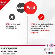 Discover the truth about CABG surgery as we debunk myths and present facts to guide you on the path to heart health. Separate fiction from reality in this comprehensive exploration, empowering you with accurate information for informed decisions and a clearer journey towards a healthier heart.
Call: +91-9023-88-4444, +91-9545-12-4000, 0172-4344444
Visit: https://www.mukathospital.com/cardio-thoracic-and-vascular-surgery/