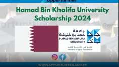 https://www.opportunities.com.pk/hamad-bin-khalifa-university-scholarship-2024/
Hamad Bin Khalifa University Scholarship is the great opportunity for intentional students in Qatar. It is one of the easiest scholarships program to get. Hamad Bin Khalifa University Scholarship offers variety of fully funded scholarships every year for international students and national students.