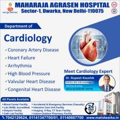 The best cardiac hospital in Dwarka, Delhi, is Maharaja Agrasen Hospital, where doctors and nurses are experts in treating and identifying heart and lung conditions.