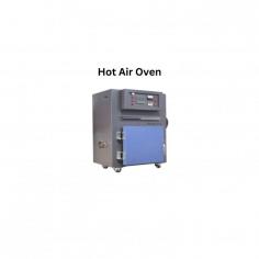 Hot Air Oven  is a mechanical convection cabinet with even temperature distribution. Cooling fan provides uniformity in ventilation within the chamber. Heat loss is prevented by silicate insulation. Two sets of movable plates are made available for height adjustment.