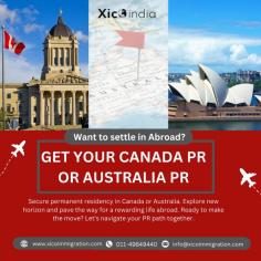 Secure permanent residency in Canada or Australia. Explore new horizon and pave the way for a rewarding life abroad. Ready to make the move? Let's navigate your PR path together.