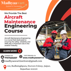 Aircraft Maintenance Engineering is a crucial field dedicated to ensuring the safety, reliability and AME play a Important role in the aviation industry.