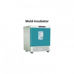 Mold incubator  is a stainless steel chamber with microprocessor controller. Features a wide temperature range along with 3 shelves. Independent alarm system for temperature limiting.