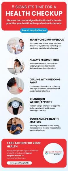 Your body has a language of its own. Decode the signals with the 5 key indicators suggesting it's time for a health checkup. Empower yourself with proactive health measures.