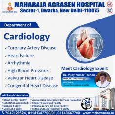 The best cardiac hospital in Dwarka, Delhi, is Maharaja Agrasen Hospital, where doctors and nurses are experts in treating and identifying heart and lung conditions. 