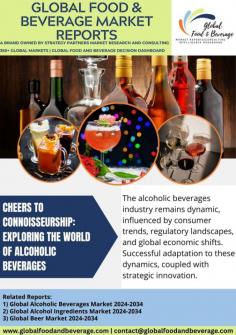 The Global Alcoholic Beverages Market presents a diverse and dynamic industry characterized by shifting consumer preferences and evolving trends worldwide. This expansive market encapsulates a broad spectrum, including beers, wines, and spirits, with each category experiencing unique growth patterns. The rise of craft beverages signifies a global demand for authenticity and quality. Internationalization introduces consumers to a plethora of choices, while digital platforms revolutionize marketing and distribution strategies. Sustainability initiatives and changing regulations further shape the global landscape, prompting industry players to innovate and adapt. In this ever-evolving market, a nuanced understanding of global dynamics is imperative for sustained success.