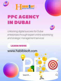 Habibi Soft is a leading PPC Agency in Dubai, UAE. Habibi is a reliable and experienced PPC company in Dubai, UAE, and I highly recommend Habibi Soft. They have a proven track record of success and are committed to helping their clients achieve their online marketing goals.
PPC can be a very effective way to grow your business, but it is important to work with a qualified PPC specialist to ensure that your campaigns are successful.	
PPC services can help you create, manage, and optimize your PPC campaigns. A PPC specialist will help you with the following:
1. Keyword research to identify the right keywords to target
2. Ad creation to write compelling ads that will attract clicks
3. Landing page optimization to ensure that your landing pages are designed to convert visitors into leads or customers
4. Bid management to set the right bids for your ads
5. Campaign tracking to measure the results of your campaigns
 Benefits of using PPC services:
1. Increased website traffic
2. More leads and sales
3. Improved brand awareness
4. A higher ROI on your marketing investments
