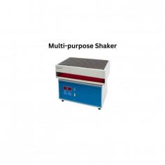 Multipurpose shaker  is a benchtop unit programmed with ZD alternator for uniform and smooth mixing of chemical samples. The permanent magnet DC motor and advanced speed adjusting circuit promotes resistance free shaking.
