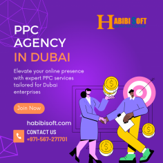 Habibi Soft is a leading PPC Agency in Dubai, UAE. Habibi is a reliable and experienced PPC company in Dubai, UAE, and I highly recommend Habibi Soft. They have a proven track record of success and are committed to helping their clients achieve their online marketing goals.
PPC can be a very effective way to grow your business, but it is important to work with a qualified PPC specialist to ensure that your campaigns are successful.	
PPC services can help you create, manage, and optimize your PPC campaigns. A PPC specialist will help you with the following:
1. Keyword research to identify the right keywords to target
2. Ad creation to write compelling ads that will attract clicks
3. Landing page optimization to ensure that your landing pages are designed to convert visitors into leads or customers
4. Bid management to set the right bids for your ads
5. Campaign tracking to measure the results of your campaigns
 Benefits of using PPC services:
1. Increased website traffic
2. More leads and sales
3. Improved brand awareness
4. A higher ROI on your marketing investments
