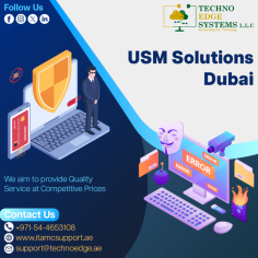 Techno Edge Systems LLC occupies the leading place in Serving the Best USM Solutions Dubai. We completely analyze your workspace and deliver perfect USM solutions accordingly. For More Info Contact us: +971-54-4653108 Visit us: https://www.itamcsupport.ae/services/unified-security-management-in-dubai/