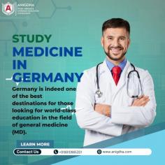 "Chart your path to becoming a healer with a medical degree from Germany! ? Our program is designed to prepare you for the challenges of modern medicine, offering a unique blend of academic rigor and practical skills. ?? #MedicalSuccess #StudyInGermany #MedicineInGermany #HealingJourney 
https://www.anigdha.com/study-medicine-in-germany/