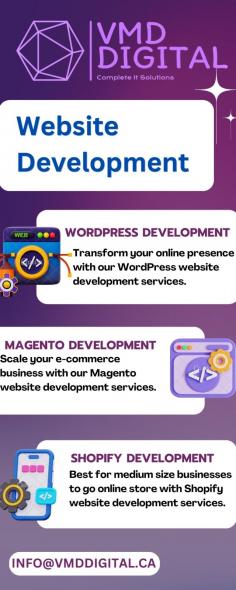 VMD Digital's Expert Web Development Services 
https://vmddigital.ca/web-development/