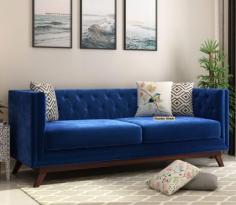 Space-Saving Splendor: Optimize Your Living Space with a 3-Seater Sofa - https://www.woodenstreet.com/three-seater-sofas