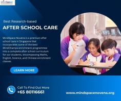 MindSpace Novena is a premium after school care in Singapore that incorporates some of the best MindChamps enrichment programmes into a complete after school curriculum for our students, encompassing Maths, English, Science, and Chinese enrichment classes for lower and upper primary school levels.
