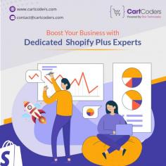 Supercharge your business growth by hiring Shopify Plus developers. Our team of dedicated Shopify Plus experts is ready to elevate your online presence. Benefit from specialized skills and expertise to optimize your Shopify Plus platform, ensuring a seamless and high-performing eCommerce experience. Drive success with the right team. Hire Shopify Plus developers today for unparalleled results.