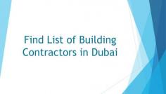Browse top building contracting construction companies in Dubai who has contributed their excellent services in construction of many building projects. List of building contractors in UAE Construction quality affordable residential, commercial, luxury villa building from top building contracting companies in UAE.
Visit , https://dcciinfo.ae/building-contracting-dubai/6887