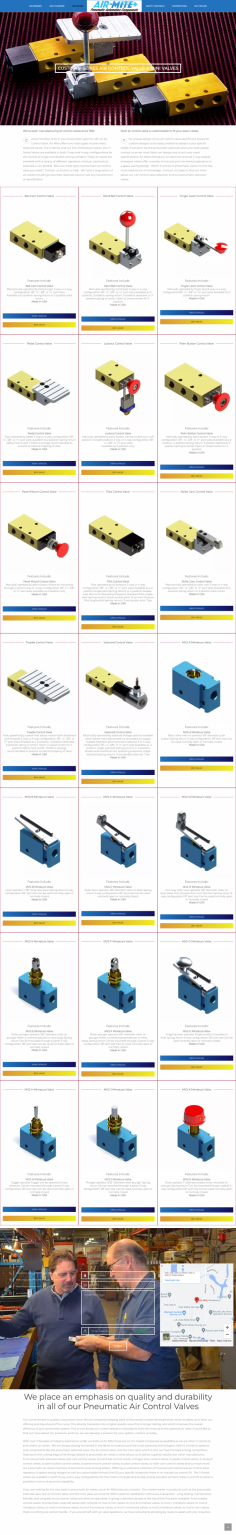 Air Valves

Looking for an easy to fit air valve? Check out our air control valve, pneumatic valve, and pneumatic solenoid valve selection. Call Air Mite today.
https://www.airmite.com/air-valves/
