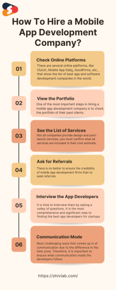 Are you confused about how to hire a reputable mobile app development company? Explore our infographic that explains the step-by-step process of hiring experts. This infographic covers all the aspects that you should consider while choosing mobile app development experts for your next project. 

