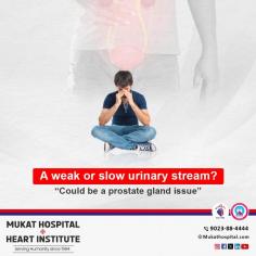 Experience a weak or slow urinary stream? It could be indicative of a prostate gland issue. Discover potential causes and seek expert guidance for optimal prostate health. Don't ignore the signs; prioritize your well-being today. Call or Whatsapp to book appointment with best Urologist in Chandigarh +91 9023884444
Weblink https://www.mukathospital.com/urology-and-andrology/