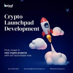 Crypto launchpad development involves creating a platform to launch new cryptocurrency projects, enabling fundraising through initial token offerings. It facilitates decentralized fundraising, token distribution, and community engagement for startups. Beleaf Technologies specializes in Crypto launchpad development, offering comprehensive solutions for launching and managing cryptocurrency projects. 

Know more : 
https://beleaftechnologies.com/crypto-launchpad-development-company

