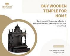 Choose Aakaar Idols & Temples and Buy Wooden Temple for Home

Visit us today and buy Wooden Temple For Home at reasonable rates. Designed with an extraordinary attention, we ensure it will last for a long time. Our store is based in Mumbai so if you live there or if you are planning to come to Mumbai then choose us and buy one of the mandirs from our superb collection. The Wooden Pooja Mandir Price is also affordable. Therefore, you can invest in it being sure you will enjoy its quality as well.