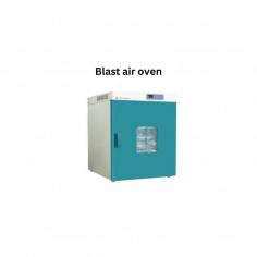 Blast air oven is a microprocessor PID temperature controlled steel unit. Hot air circulating systems consist of a fan, used under a high temperature. Proper air ducts ensure a uniform distribution of temperature in the chamber.